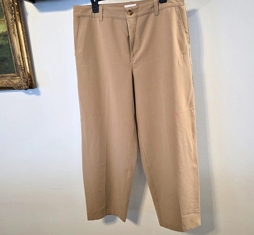 LOFT Outlet Wide Leg Pants in Brown Size 12 Like New